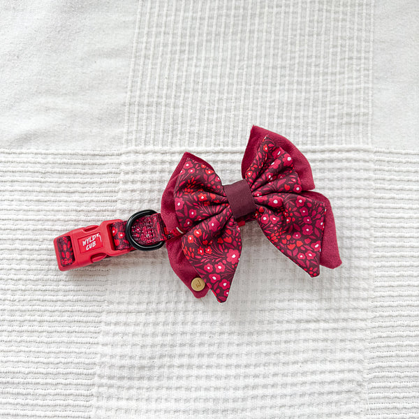 Dog Butterfly Bow Tie: Notting Hill Mulberry