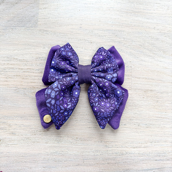 Dog Butterfly Bow Tie: Notting Hill Blackberry