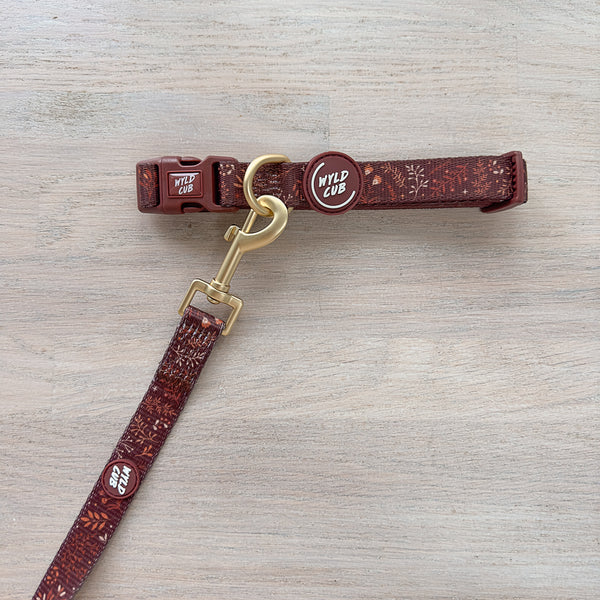 Adjustable Dog Collar: Chiswick Chestnut