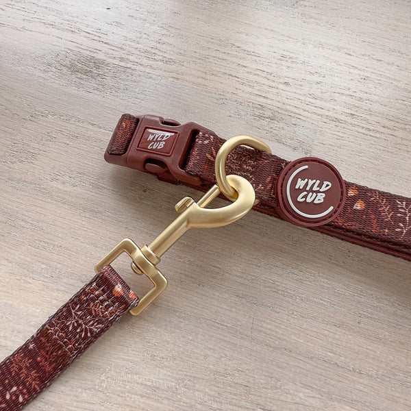 Adjustable Dog Collar: Chiswick Chestnut