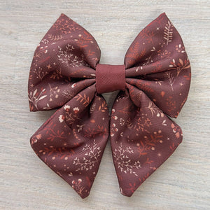 Dog Sailor Bow Tie: Chiswick Chestnut