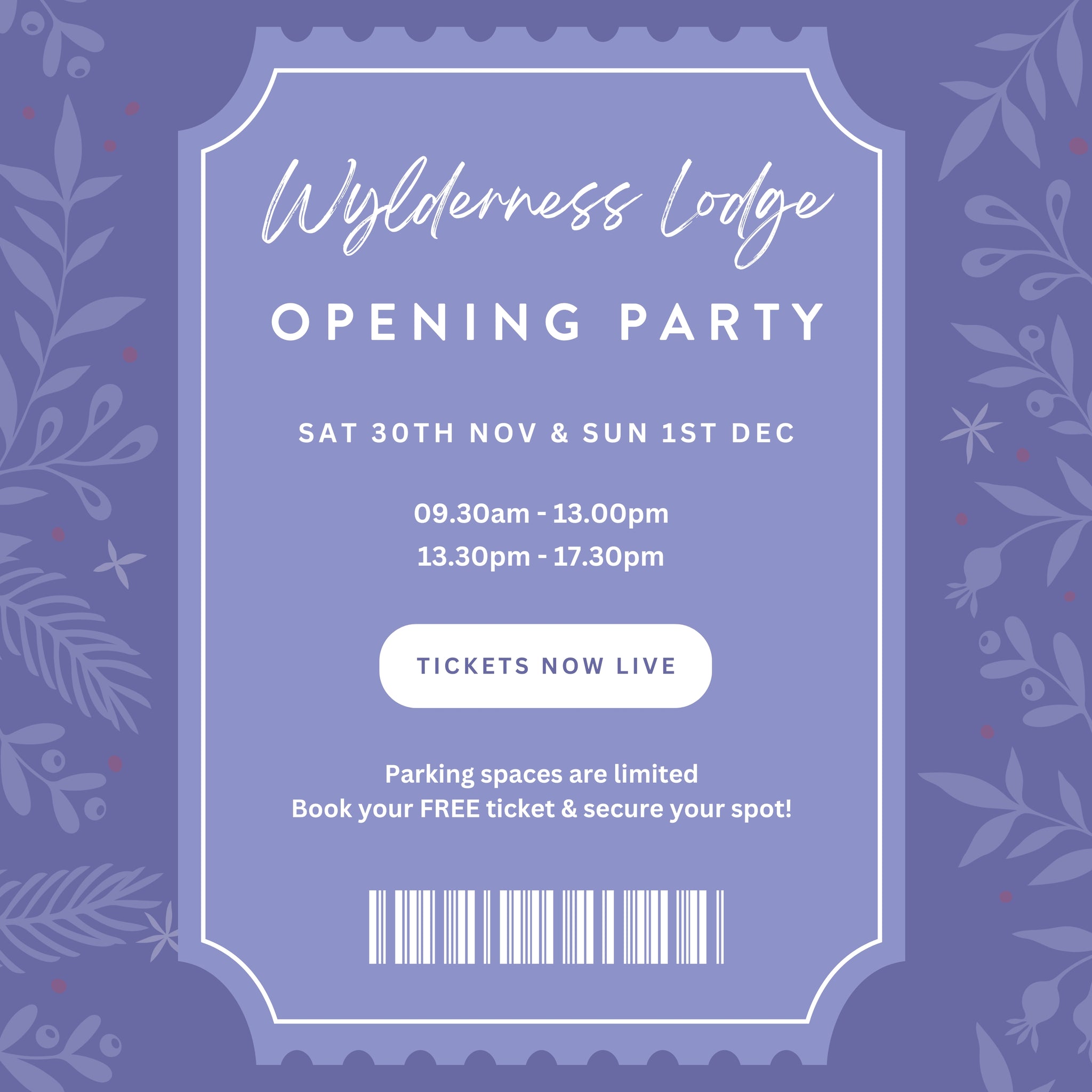 Wyldmas Opening Party Ticket